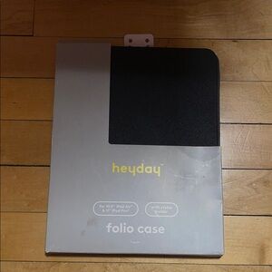 Heyday Black Folio Case for iPad